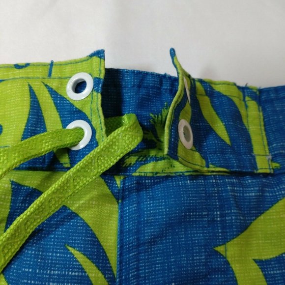 FireFly Size XL Extra Large Blue Green Floral Board Shorts - Picture 8 of 11